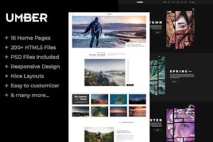 Подробнее о статье Скачайте HTML5 шаблон Umber для портфолио фотографов | html шаблоны