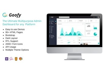 Подробнее о статье Скачайте Goofy — шаблон Bootstrap для админ-панелей и дашбордов | html шаблоны