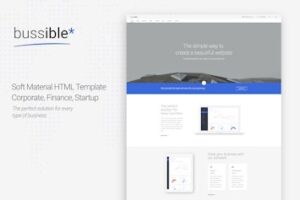 Подробнее о статье Скачайте адаптивный HTML шаблон Bussible для бизнеса | HTML шаблоны
