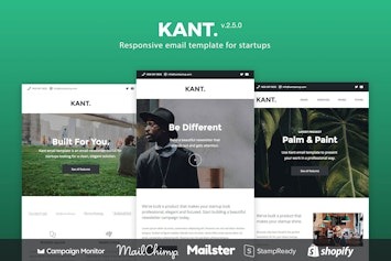 Подробнее о статье Скачайте адаптивный email-шаблон Kant для стартапов | HTML шаблоны