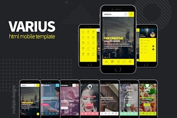 Вы сейчас просматриваете Скачайте HTML-шаблон Varius для мобильных сайтов и приложений | HTML шаблоны