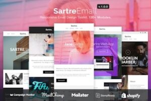 Подробнее о статье Скачайте адаптивный HTML-шаблон Sartre для email-кампаний | HTML шаблоны