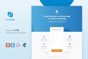 Подробнее о статье Скачайте HTML5 шаблон Pointree для бизнес-лендинга | html шаблоны