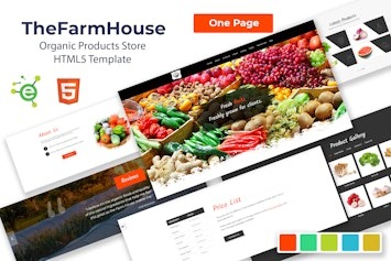 Подробнее о статье Скачайте шаблон TheFarmHouse для сайта органических продуктов | html шаблоны