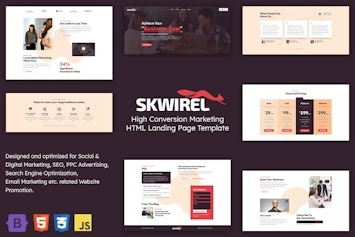 Вы сейчас просматриваете Скачайте шаблон Skwirel для маркетинга и SEO | html шаблоны