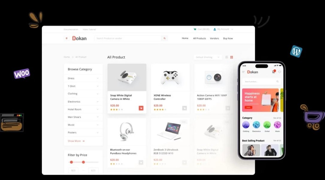 Вы сейчас просматриваете Dokan — плагин MultiVendor Marketplaces для WordPress | Плагины WordPress