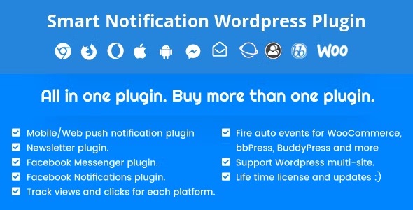 Вы сейчас просматриваете Smart Notification WordPress — плагин push уведомлений для WordPress | Плагины WordPress