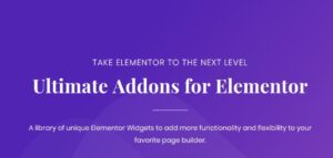 Подробнее о статье Ultimate Addons for Elementor | Плагины WordPress