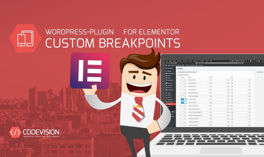 Подробнее о статье Custom Mobile Breakpoints for Elementor | Плагины WordPress