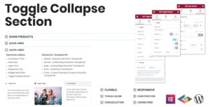 Подробнее о статье Toggle Collapse Section Elementor Addon | Плагины WordPress