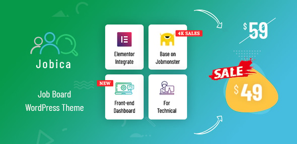 Вы сейчас просматриваете Jobica — тема WordPress для объявлений по вакансиям Elementor | Темы WordPress