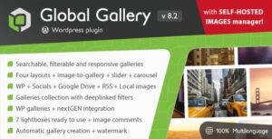 Подробнее о статье Global Gallery — Адаптивная галерея WordPress | Плагины WordPress