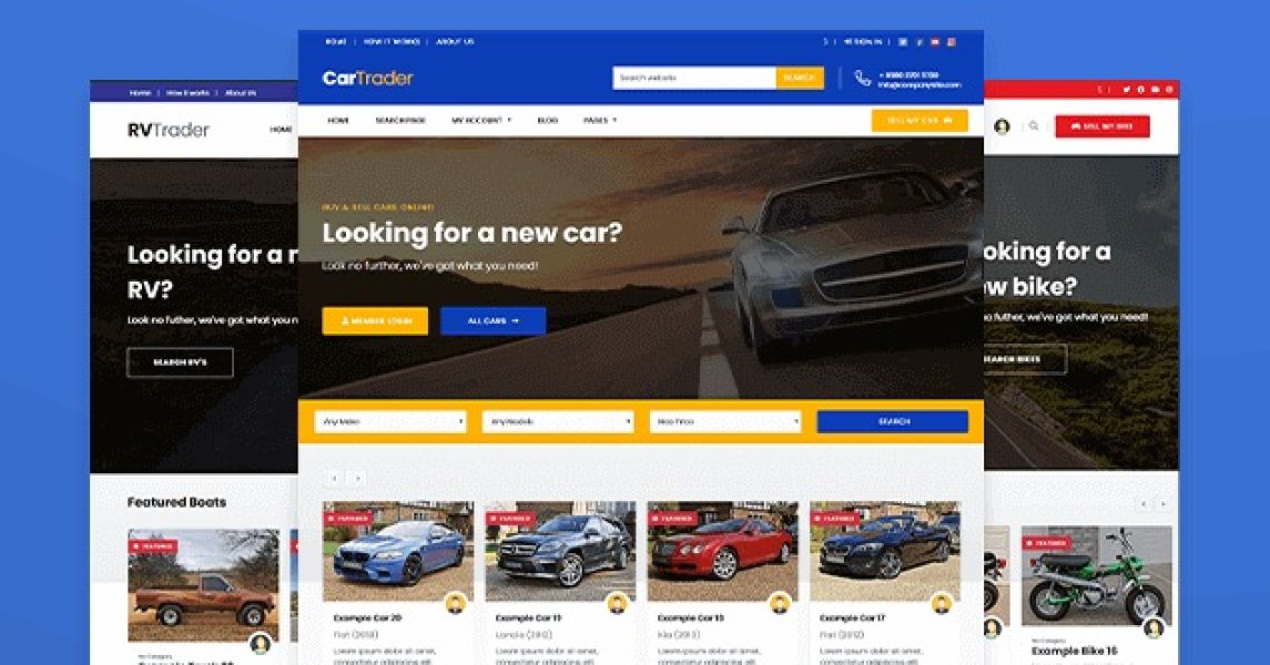 Вы сейчас просматриваете PremiumPress Car Dealer Theme | Темы WordPress