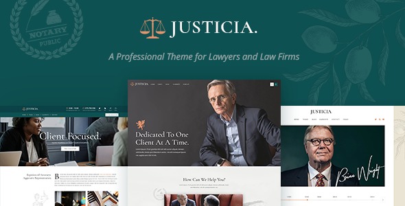 Подробнее о статье Justicia — тема юриста и юридической фирмы WordPress | Темы WordPress