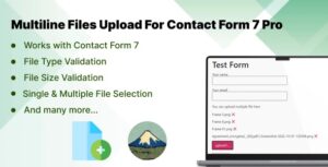 Подробнее о статье Multiline files upload for contact form 7 Pro | Плагины WordPress