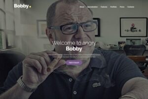 Подробнее о статье Скачайте HTML шаблон Bobby для персональных сайтов | HTML шаблоны