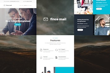 Подробнее о статье Скачайте адаптивный шаблон Fince Mail для email-рассылок | HTML шаблоны