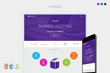 Подробнее о статье Скачайте HTML5 шаблон Hostbox для веб-хостинга | HTML шаблоны