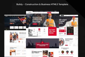 Подробнее о статье Скачайте HTML5 шаблон Bulidy для строительства и архитектуры | HTML шаблоны