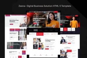 Подробнее о статье Скачайте HTML5 шаблон Zeena для финансовых и бизнес-компаний | HTML шаблоны