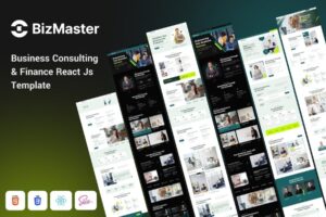 Подробнее о статье Скачайте шаблон BizMaster для бизнеса на React JS и Bootstrap | HTML шаблоны