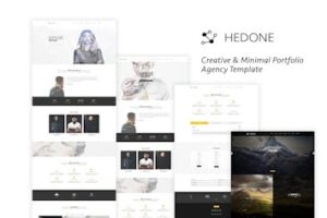 Подробнее о статье Скачайте HTML шаблон Hedone для портфолио и агентств | HTML шаблоны