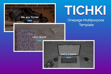 Подробнее о статье Скачайте многофункциональный шаблон Tichki-Onepage для бизнеса | HTML шаблоны