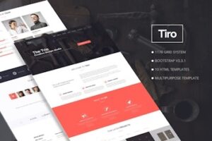 Подробнее о статье Скачайте адаптивный шаблон Trio на Bootstrap для вашего сайта | HTML шаблоны