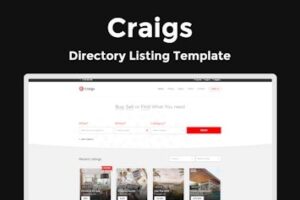 Подробнее о статье Скачайте HTML-шаблон Craigs для сайтов с объявлениями | HTML шаблоны