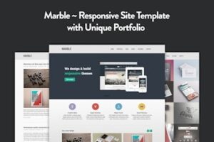 Подробнее о статье Скачайте HTML5 шаблон Marble для портфолио и агентств | HTML шаблоны