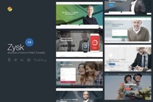 Подробнее о статье Скачайте HTML5-шаблон Zysk для сайтов бизнеса и финансов | HTML шаблоны