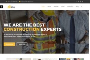 Подробнее о статье Скачайте HTML-шаблон Unc Construction для бизнеса | HTML шаблоны