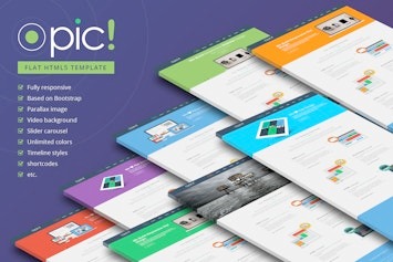 Вы сейчас просматриваете Opic — плоский адаптивный HTML5-шаблон для динамичных проектов | HTML шаблоны