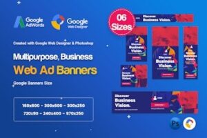 Подробнее о статье Multi-Purpose Banners HTML5 D68 — универсальные баннеры для вашего проекта | HTML шаблоны