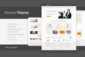 Подробнее о статье Fincom — современный и адаптивный HTML шаблон для любых задач | HTML шаблоны