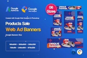 Подробнее о статье Product Sale Banners — HTML5 шаблон для рекламных баннеров | HTML шаблоны