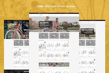 Вы сейчас просматриваете Cotto — шаблон для интернет-магазина велосипедов | HTML шаблоны
