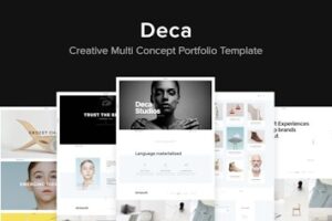 Подробнее о статье Deca – многофункциональный шаблон для портфолио и корпоративных сайтов | HTML шаблоны