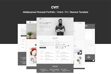 Вы сейчас просматриваете CVIT – Многофункциональный шаблон портфолио, резюме и визитки | HTML шаблоны