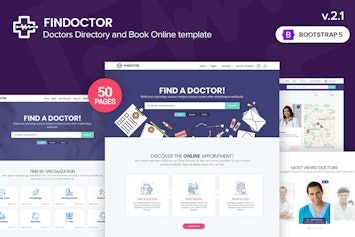 Вы сейчас просматриваете Findoctor — онлайн-каталог врачей и медицинских услуг с возможностью записи | HTML шаблоны