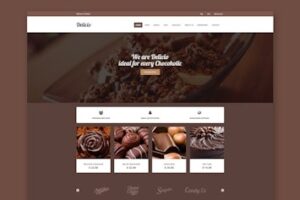 Подробнее о статье Delicio — HTML-шаблон для сайта шоколадного магазина | HTML шаблоны