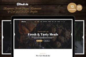 Подробнее о статье Steak In — HTML5-шаблон для ресторанов и кафе | HTML шаблоны