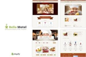 Подробнее о статье Bella Motel — адаптивный HTML-шаблон для ресторанов и пекарен | HTML шаблоны