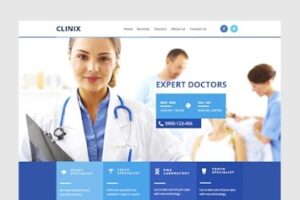 Подробнее о статье CLINIX — HTML-шаблон для медицинских учреждений | HTML шаблоны