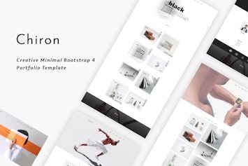 Вы сейчас просматриваете Chiron – креативный шаблон Bootstrap 4 для портфолио | HTML шаблоны