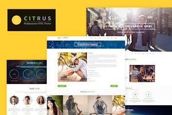 Вы сейчас просматриваете Citrus — одностраничный HTML5 шаблон с параллаксом для портфолио | HTML шаблоны