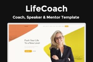 Подробнее о статье LifeCoach — шаблон для коучей, спикеров и менторов | HTML шаблоны