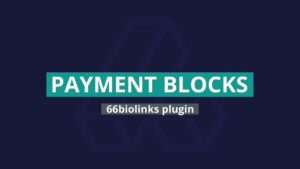 Подробнее о статье Скачайте плагин Payment Blocks для платежей в 66biolinks | Скрипты и программы