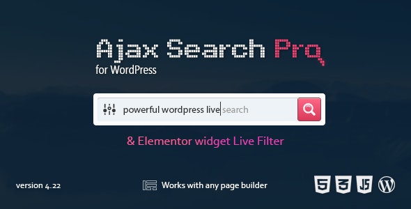 Вы сейчас просматриваете Скачайте Ajax Search Pro – плагин для поиска и фильтрации в WordPress | Плагины WordPress