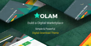 Подробнее о статье Olam — тема продажи цифровых товаров WordPress | Темы WordPress